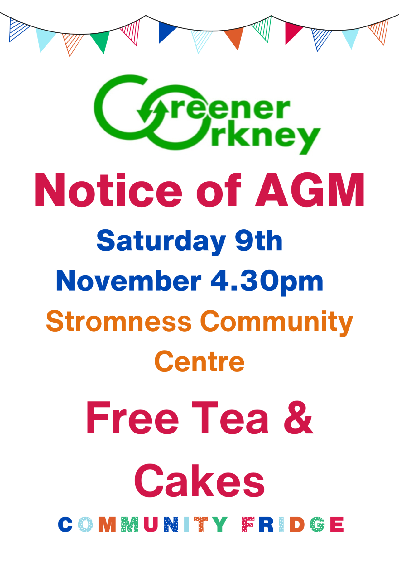 Greener Orkney AGM 2024 Greener Orkney